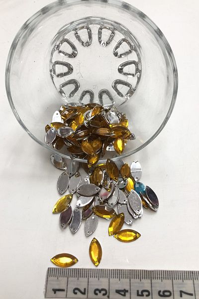 Hobigram Χάντρες Ποικιλία Σκούρο Κίτρινο Μεταφορέας Πλαστική Πέτρα 20 gr – Χάντρες, Κομψό Σχέδιο, Γυναικείο Αξεσουάρ – Β