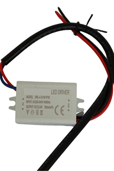 Hazar Led 4-7x1w Led Driver 350ma 12-24v Power Led Sürücü Ip20 Power Led Driver