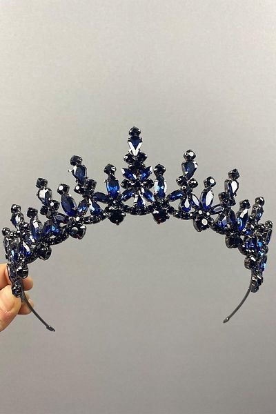 Hobigram Cocă pentru cele mai frumoase mirese Coroana de mireasă Henna cu piatră strălucitoare