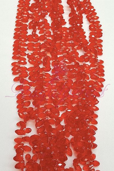 Hobigram Χάντρες Ποικιλία Blood Red Sequence Drop Crystal – Χάντρες, Κομψό Σχέδιο, Γυναικείο Αξεσουάρ – Χάντρες –