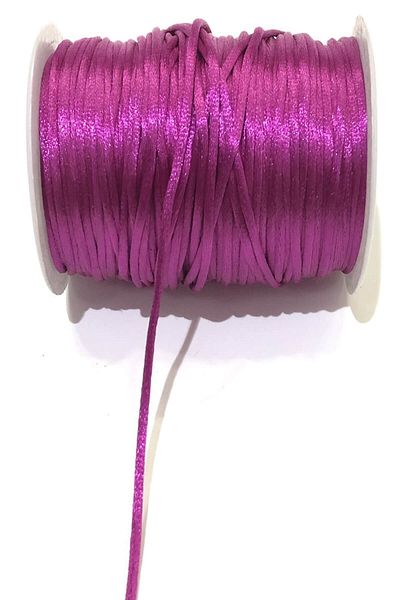 Hobigram Beads Assortment Fuchsia Birit Thread (10 Mt) – Beads, Stylish Design, Women's Accessory – Beads – Beads