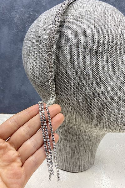Hobigram Accesoriu de păr Tiara de mireasă cu 3 rânduri pentru cele mai frumoase mirese – Coroană, piatră de cristal, model elegant – Coroană
