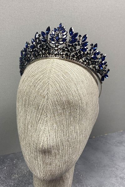 Hobigram Danver Stone Bridal Henna Crown pentru cele mai frumoase mirese – Coroană, Crystal Stone, Model elegant, Tiara de mireasă – Coroană –