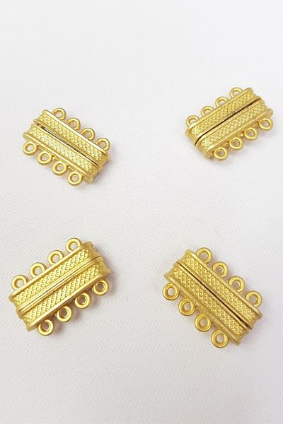 Hobigram Beads Assortment Yellow Magnet Necklace and Bracelet Clip – Beads, Stylish Design, Women's Accessory –