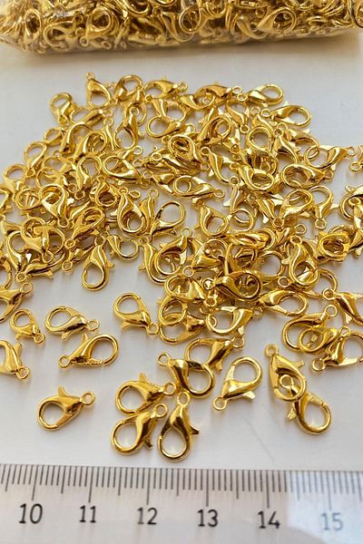 Hobigram Beads Assortment Golden Yellow Necklace and Bracelet Papagan Clip 250 Pieces – Beads, Stylish Design – Bon