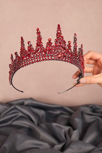 Hobigram Model prințesă Coroana de mireasă pentru cele mai frumoase mirese – Coroană, Piatră de cristal, Model elegant, Coroana de mireasă – Coroană – Coroană