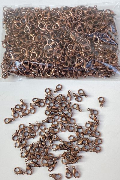 Hobigram Assorted Beads Copper Color Necklace and Bracelet Papagan Clip 500 Pieces – Beads, Stylish Design – Boncu