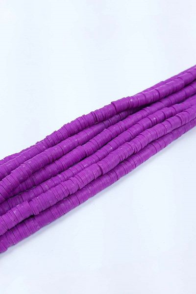 Hobigram Beads Assortment Dark Fuchsia Dough Beads Fimo – Beads, Stylish Design, Women's Accessory – Beads – Bon