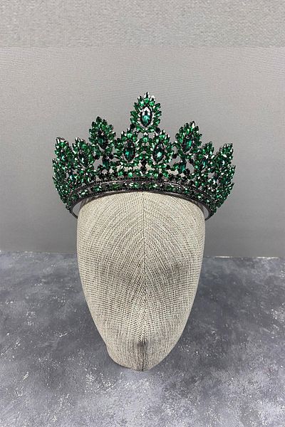 Hobigram Godiva High Stone Bridal Henna Crown για τις πιο όμορφες νύφες – Κορώνα, Κρυστάλλινη Πέτρα, Κομψό Μοντέλο, Νυφικό Κορώνα