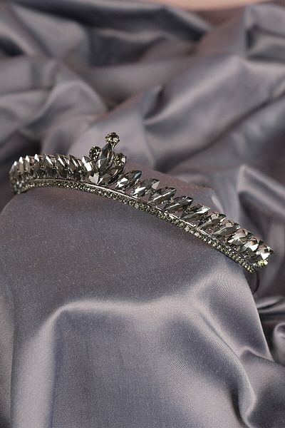 Hobigram Coroana de mireasa Henna cu piatra Mekik pentru cei mai frumoși mireși – Coroană, piatră de cristal, model elegant, coroană de mireasă – T