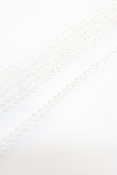 Hobigram Beads Assortment Transparent Crystal Beads 6 mm – Special Design, Accessory, Quality Production, Eye-Catching Sti