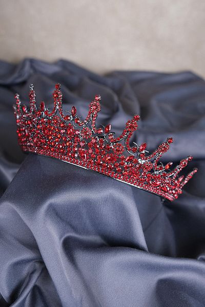 Hobigram Leonis Princess Model Bridal Henna Crown pentru cele mai frumoase mirese – Coroană, Crystal Stone, Model elegant, Tiara de mireasă