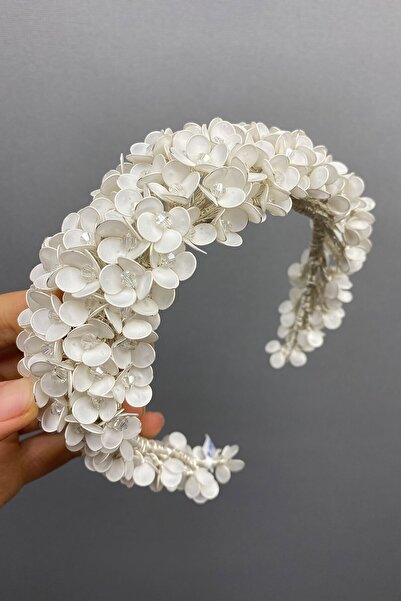 Hobigram Henna albă zână și coroană de mireasă pentru cele mai frumoase mirese – coroană, piatră de cristal, model elegant, coroană de mireasă – coroană