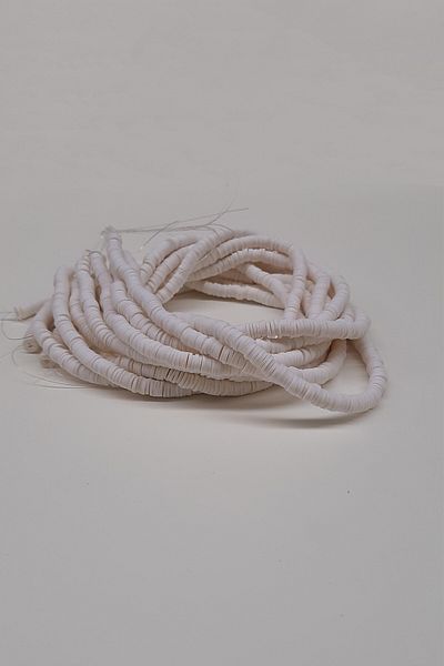 Hobigram Χάντρες Ποικιλία Λευκές Χάντρες Ζύμης Fimo 6mm – Χάντρες, Κομψό Σχέδιο, Γυναικείο Αξεσουάρ – Χάντρες – Μπονκ