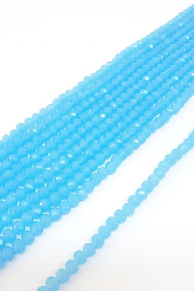Hobigram Χάντρες Ποικιλία Frosted Blue Crystal Beads 6 Mm – Χάντρες, Κομψό Σχέδιο, Γυναικείο Αξεσουάρ – Χάντρες – Β