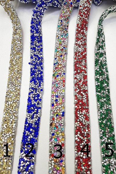 Hobigram Decorative Strip Iron-On Colorful Applique Strip – Decorative Strip, Stylish Design, Women's Accessory