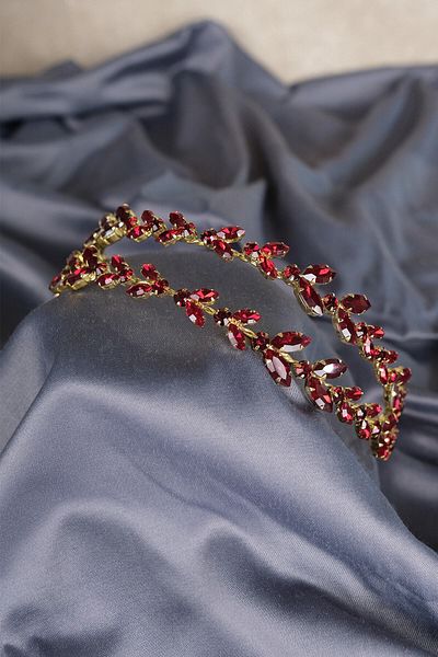 Hobigram Coroana de mireasa Henna din cristal de sticla Alpha Shuttle pentru cele mai frumoase mirese – Coroana, cu pietre de cristal, model elegant – T
