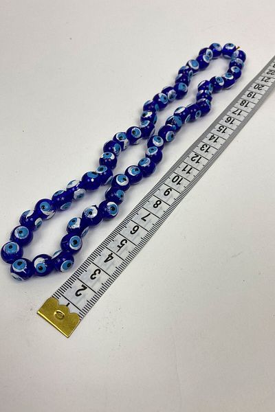 Hobigram Συλλογή χάντρες Στρογγυλές χάντρες Evil Eye 10 Σειρές 8 mm – Χάντρες, Κομψό Σχέδιο, Γυναικείο Αξεσουάρ – Boncu