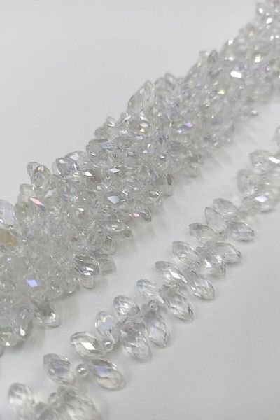 Hobigram Χάντρες Ποικιλία Λευκό Διαμάντι Array Drop Crystal – Χάντρες, Κομψό Σχέδιο, Γυναικείο Αξεσουάρ – Χάντρες – Β
