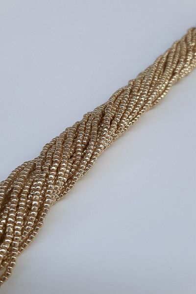 Hobigram Beads Assortment Plated Yellow String Sand Beads – Beads, Stylish Design, Women's Accessory – Beads – Bon