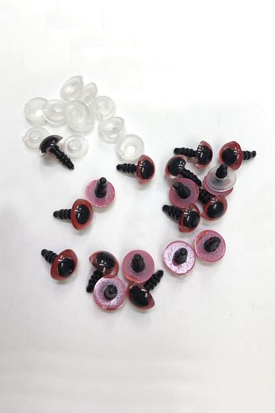 Hobigram Beads Assortment Amigurumi Screw Eye Red Color – Beads, Stylish Design, Women's Accessory – Beads