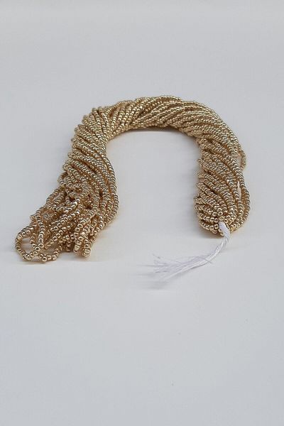 Hobigram Beads Assortment Plated Yellow String Sand Beads – Beads, Stylish Design, Women's Accessory – Beads – Bon