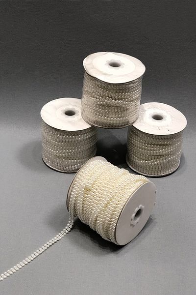 Hobigram Χάντρες Ποικιλία Διπλής σειράς Κρέμα Cut Pearl 4 Mm – Χάντρες, Κομψό Σχέδιο, Γυναικείο Αξεσουάρ – Χάντρες – Β