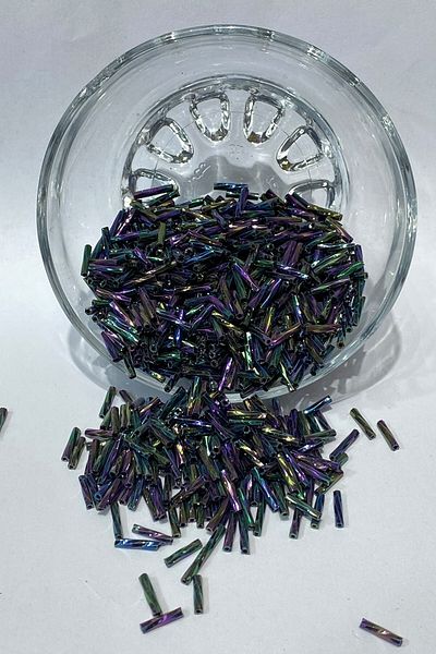 Hobigram Χάντρες Ποικιλία Navy Blue Twisted Pipe Beads 50 gr – Χάντρες, Κομψό Σχέδιο, Γυναικείο Αξεσουάρ – Χάντρες