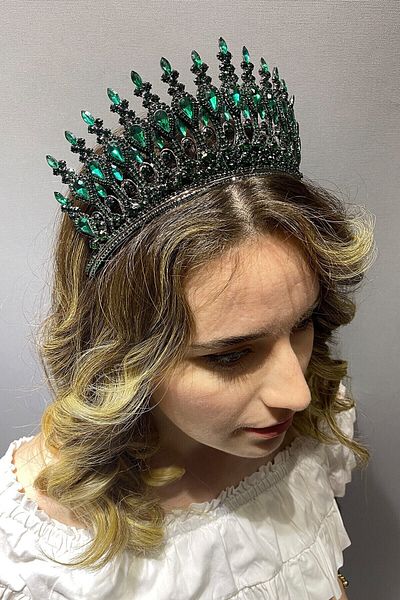 Hobigram Coroana de Henna de Mireasa Model Henna Verde pentru Cele mai Frumoase Mirese – Coroana – Coroana