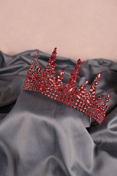 Hobigram Model prințesă Coroana de mireasă pentru cele mai frumoase mirese – Coroană, Piatră de cristal, Model elegant, Coroana de mireasă – Coroană – Coroană