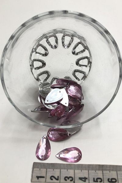 Hobigram Χάντρες Ποικιλία Pink Drop Plastic Strut Stone 20 gr – Χάντρες, Κομψό Σχέδιο, Γυναικείο Αξεσουάρ – Χάντρες