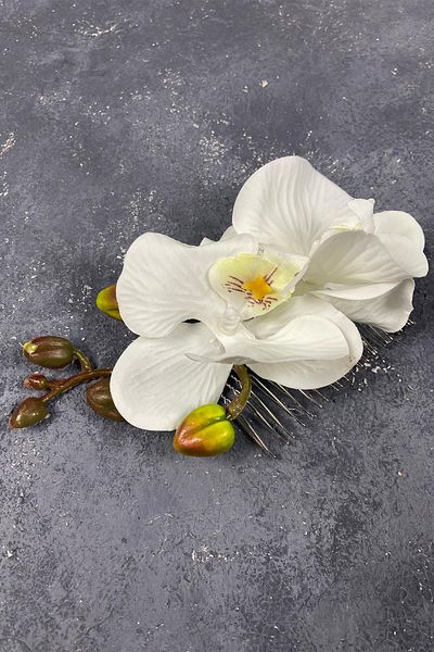 Hobigram Orhidee pentru cele mai frumoase mirese Agraf de păr de mireasă pentru fotografiere în aer liber – Coroană, piatră de cristal, model elegant – Coroană