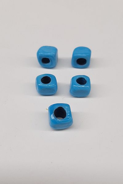 Hobigram Beads Assortment Blue Glass Square Jewelry Beads – Beads, Stylish Design, Women's Accessory – Beads – Beads