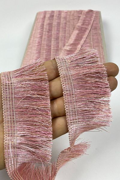 Hobigram Decorative Ribbon Light Powder Plain Fringe Rope Tassel Ribbon – Decorative Ribbon