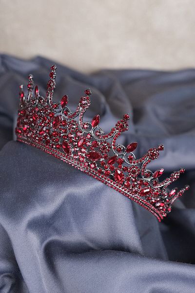 Hobigram Leonis Princess Model Bridal Henna Crown pentru cele mai frumoase mirese – Coroană, Crystal Stone, Model elegant, Tiara de mireasă