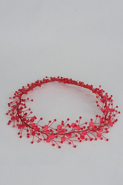 Hobigram Enameled Spring Branch Beaded Bridal Hair Accessory for Most Beautiful Brides