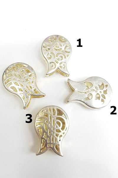 Hobigram Beads Assortment Silver Tulip Tuğral Tesbih Imame – Beads, Stylish Design, Women's Accessory – Beads –