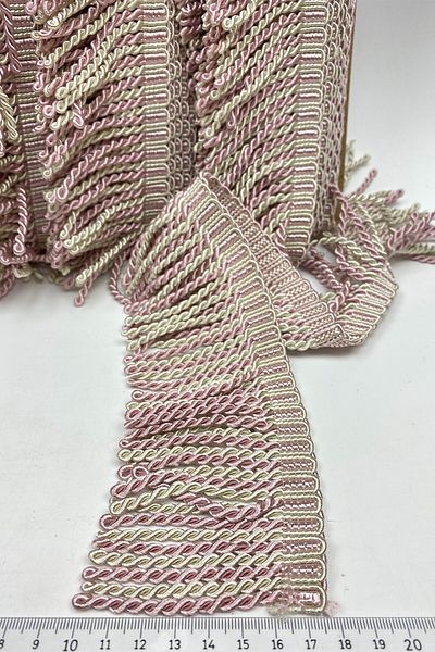 Hobigram Decorative Ribbon Powder Cream Bouillon Fringe Tassel – Decorative Ribbon, Stylish Design, Women's Accessory – De