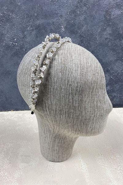 Hobigram Cristal Full Rhinestone Pearl Accesoriu de păr dublu rând Coroana de mireasă pentru cele mai frumoase mirese – Coroană, piatră de cristal
