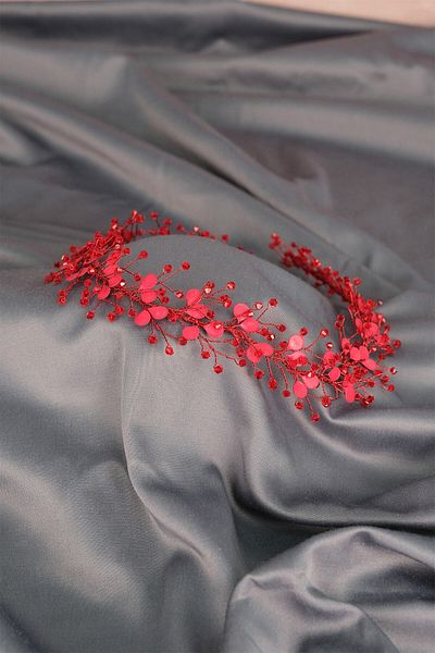 Hobigram Enameled Spring Branch Beaded Bridal Hair Accessory for Most Beautiful Brides