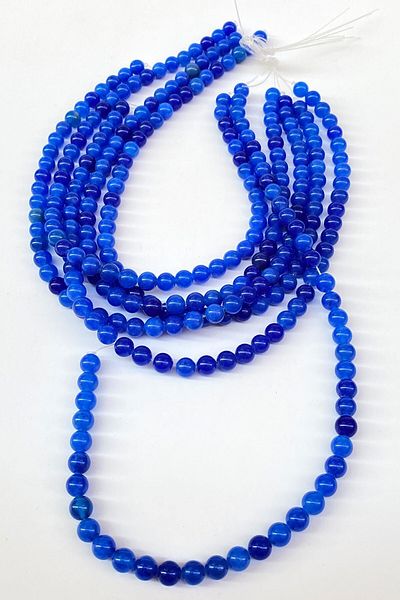 Hobigram Beads Assortment Blue Ceyt Natural Stone Beads 8 mm – Beads, Stylish Design, Women's Accessory – Beads –