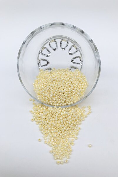 Hobigram Tipuri de margele Mărgele cremă strălucitoare, nisip, 3 mm