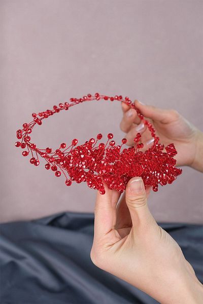 Hobigram Flizyy Crystal Beaded Bridal Tiara Accesoriu pentru păr pentru cele mai frumoase mirese – Coroană, Crystal Stone, Model elegant