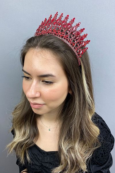 Hobigram Coroana de mireasa cu henna rosie antracit pentru cele mai frumoase mirese – Coroana – Coroana