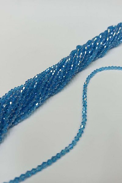 Hobigram Χάντρες Ποικιλία Sky Blue Crystal Beads Pyramid 4 Mm – Χάντρες, Κομψό Σχέδιο, Γυναικείο Αξεσουάρ – Bo