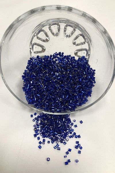 Hobigram Χάντρες Ποικιλία Χάντρες Κοπής Saks Blue (2-2,5mm) – Χάντρες, Κομψό Σχέδιο, Γυναικείο Αξεσουάρ – Χάντρες