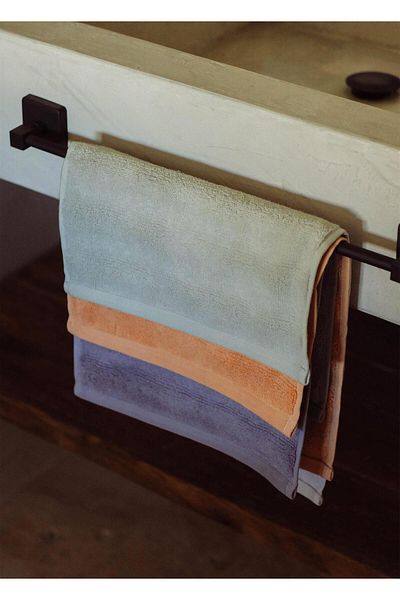 The Mia Fine Cotton Beige Hand Towel 50x30 Cm