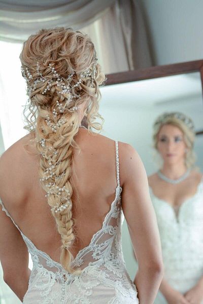 Hobigram Bridal Accessory Ivy Model Bridal Taci 65 cm – Bridal Accessory, Stylish Design, Women's Accessory – g