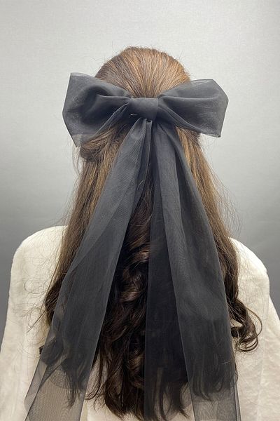Hobigram Bridal Accessory Simple Bow Buckle Hair Accessory – Bridal Accessory, Stylish Design, Women's Accessory