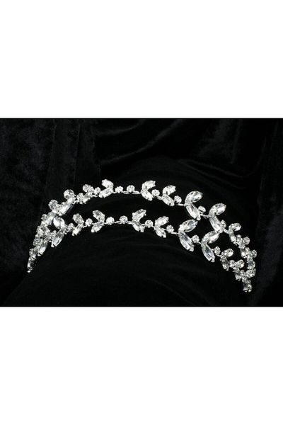 Hobigram Bridal Accessory Special Design Alpha Model Bridal Crown Hair Accessory – Bridal Accessory, Stylish Design – g